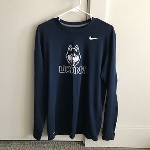Nike UCONN long sleeve logo tee